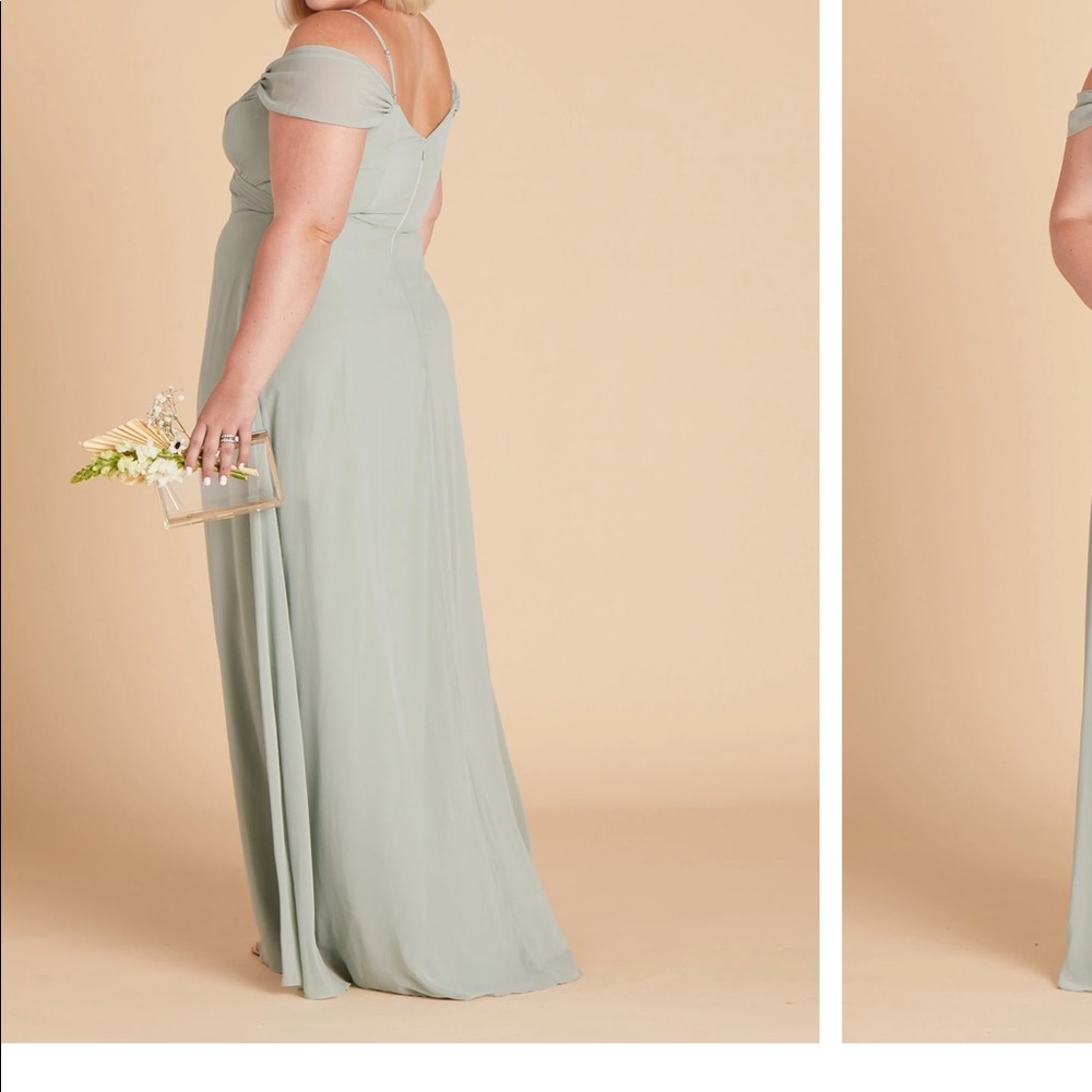 Birdy Grey bridesmaids dress sage dusty green